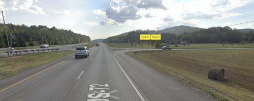 S1B billboard at N/S Hwy 72 @ Stewart Rd
