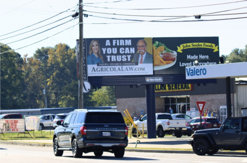 A2B billboard at S Phillips Rd W/O Cusseta Rd